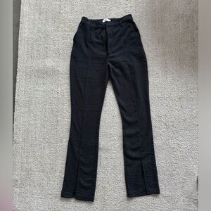 Worn once Abercrombie houndstooth slit leg trouser size 26